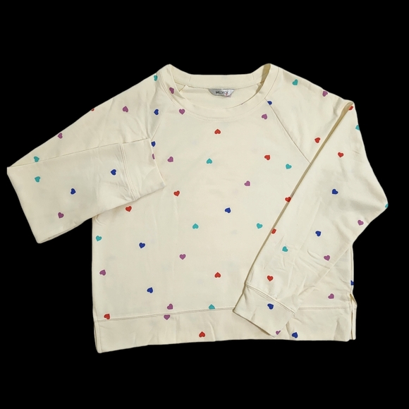 Wildfox Relaxed Fit Super Soft Sweatshirt And Short Lounge Pajama Set M L 2XL - Picture 15 of 16